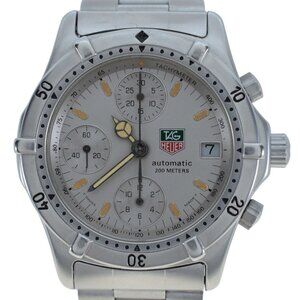 Rare Tag Heuer 2000 Series Men's 38mm Automatic Stainless Cal 7750 Watch 760.306